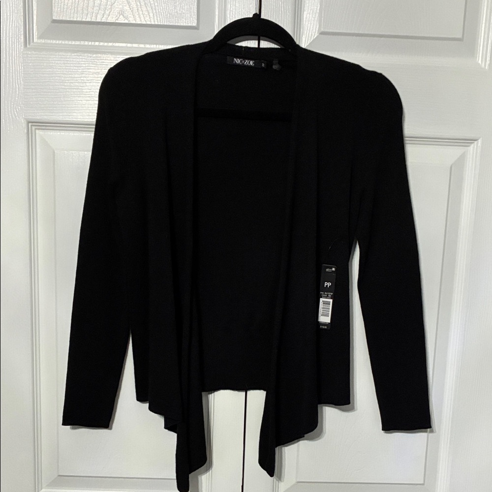 NWT NIC+ZOE Black Women's Cardigan